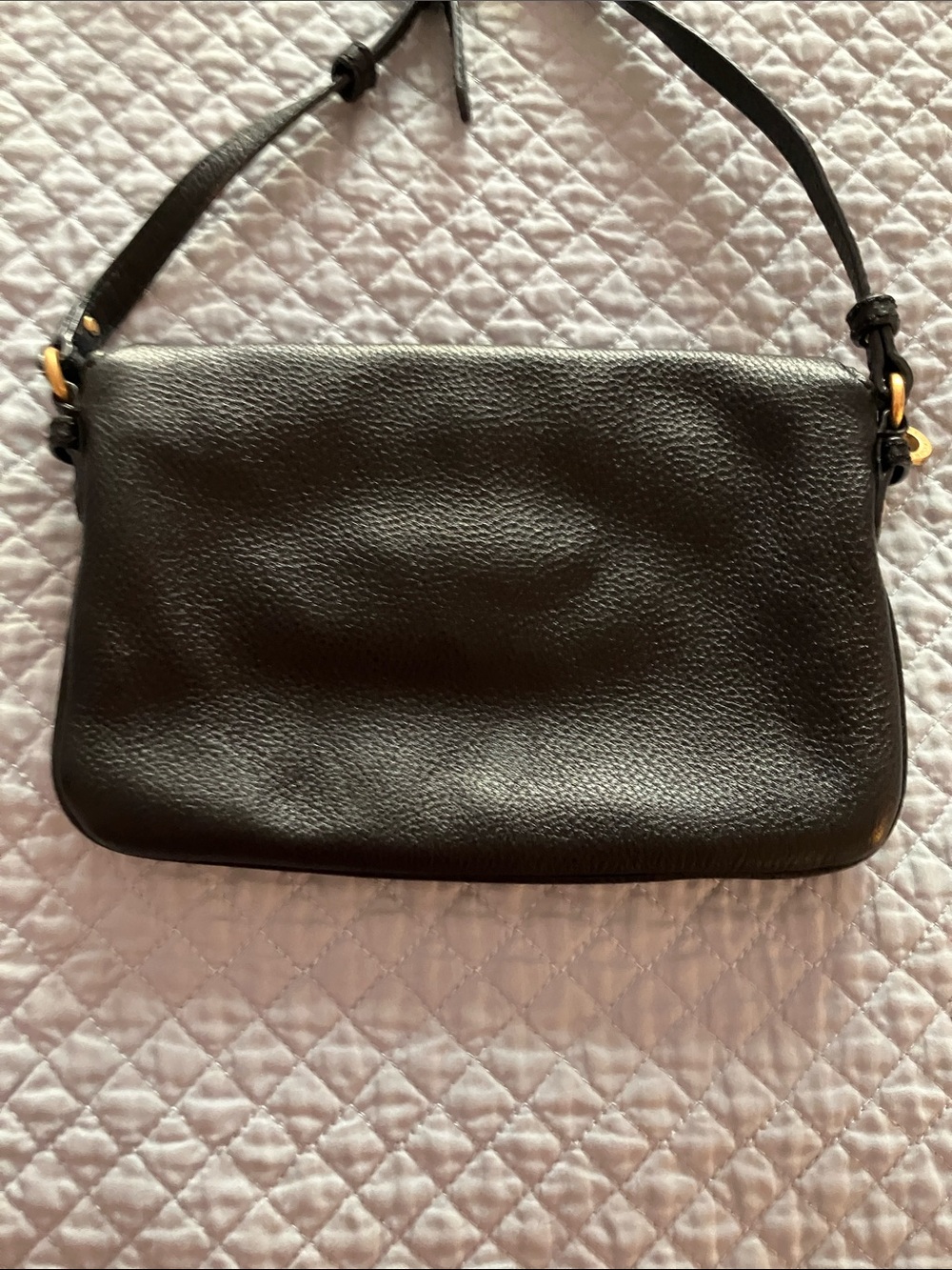 Marc By Marc Jacobs black Leather Crossbody with Gold Bird Hardware - Picture 6 of 11